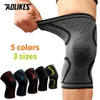 Спортивные Компрессионные наколенники AOLIKES 1 шт.1 пара, нейлоновые, эластичные, для бега, велоспорта, баскетбола