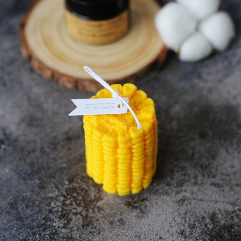 Creative Artificial Scented Candle Soy Window Candles Wax Realistic 3D Simulation Corn for Thanks Giving Decor | Дом и сад