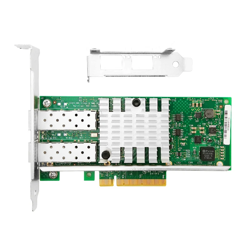 CEACENT AN8599-DF2 10 Гб PCI express Ethernet серверный адаптер волоконно-оптический двухпортовый Nic совместимый E10G41BTDA X520-DA2 82599