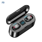 F9 новые беспроводные наушники Bluetooth 5,0 наушники TWS HIFI мини-наушники-вкладыши спортивная Гарнитура для бега с поддержкой телефонов iOSAndroid HD звонки