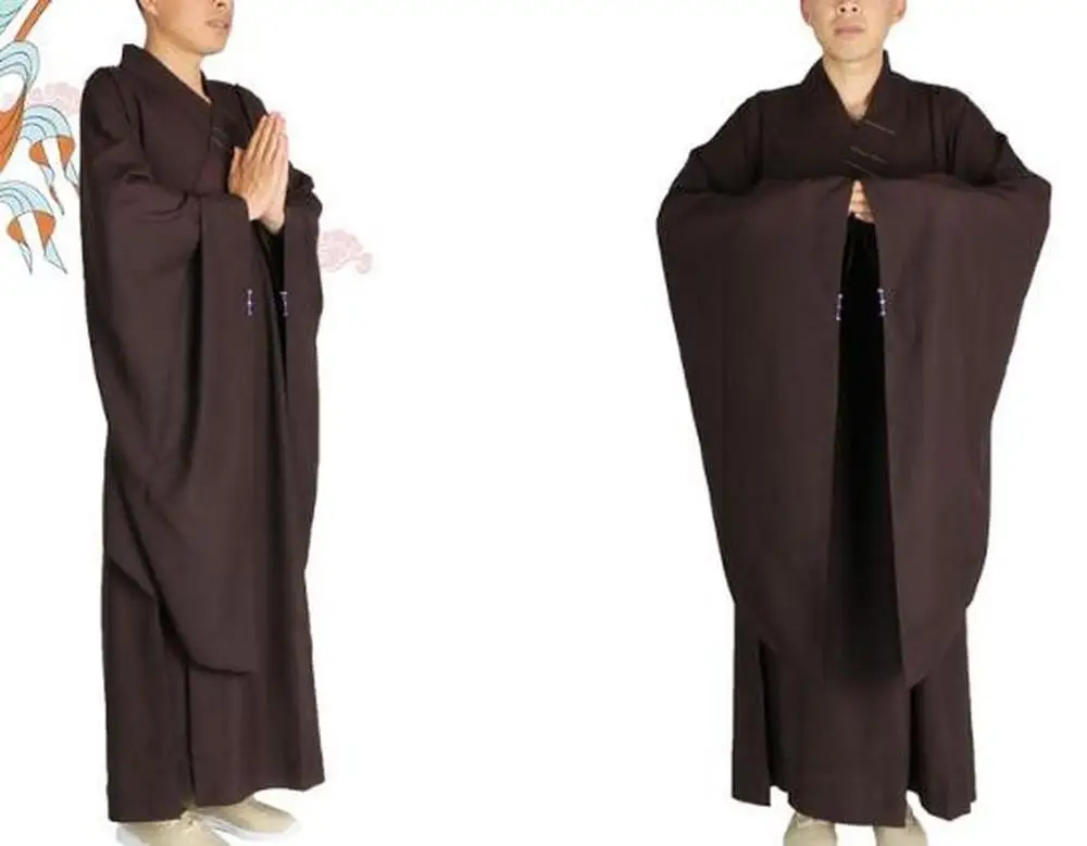 Унисекс 6 цветов высокое качество искусственная кожа халат для медитации одежда