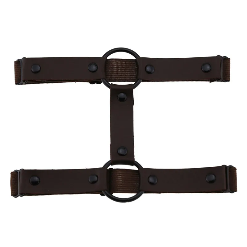 Подвязки из искусственной кожи в готическом стиле для девочек эластичные ремни