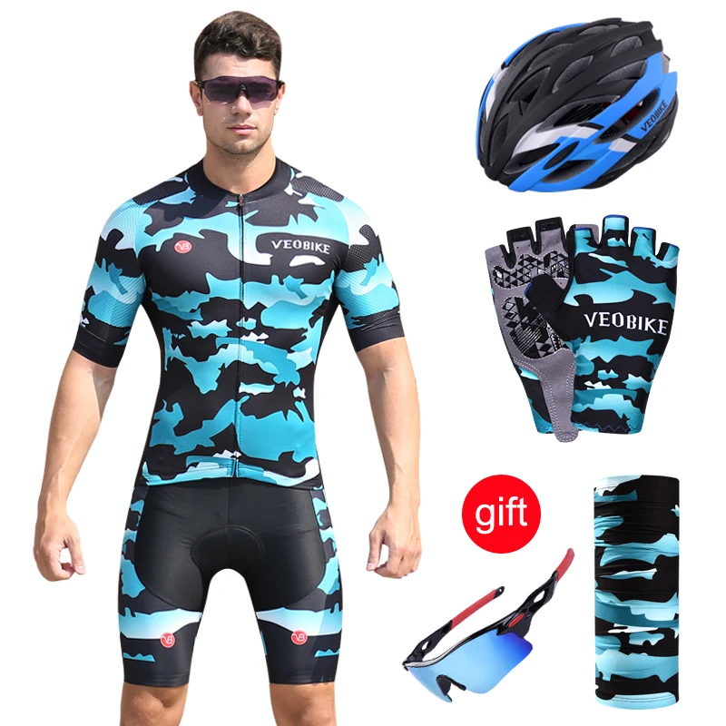 Group 2 Топ качество короткий рукав Велоспорт Джерси наборы Ropa Ciclismo Hombre велосипедная форма быстросохнущая велосипедная Одежда MTB Одежда для велоспорта - Цвет: Group 2