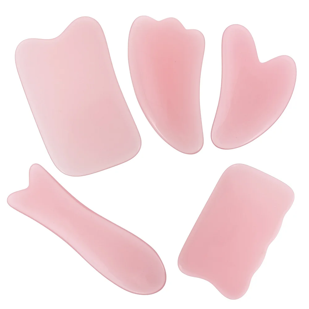 

5Pcs Scraping Plates Guasha Facial Massager Body Massager Acupuncture Scraper