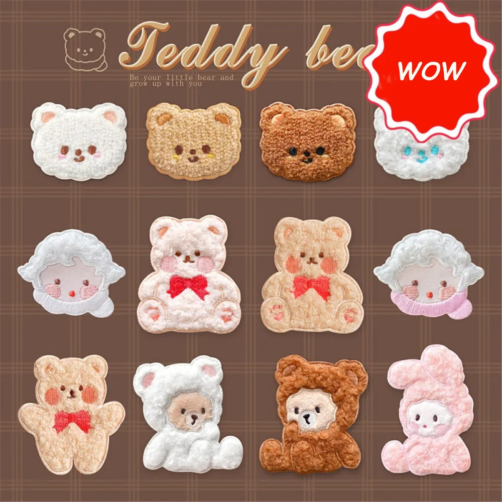 Самоклеящиеся Мультяшные нашивки Be Your Bear для одежды самодельные термоклеящиеся