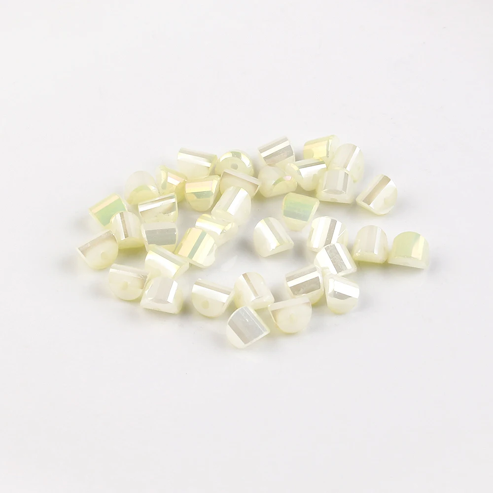 4/6/8mm Crystal Glass Plated Beads With Flat Bottom China Jewelry Beading Wholesale In Bluk Crafts Material Necklace Accessories | Всё для