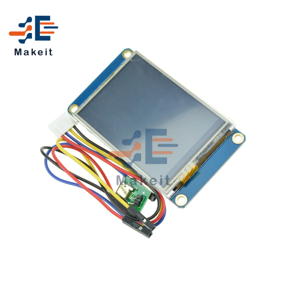 2 4 дюймов &quotTFT резистивный сенсорный экран Экран 320x240 UART HMI серийный ЖК-дисплей