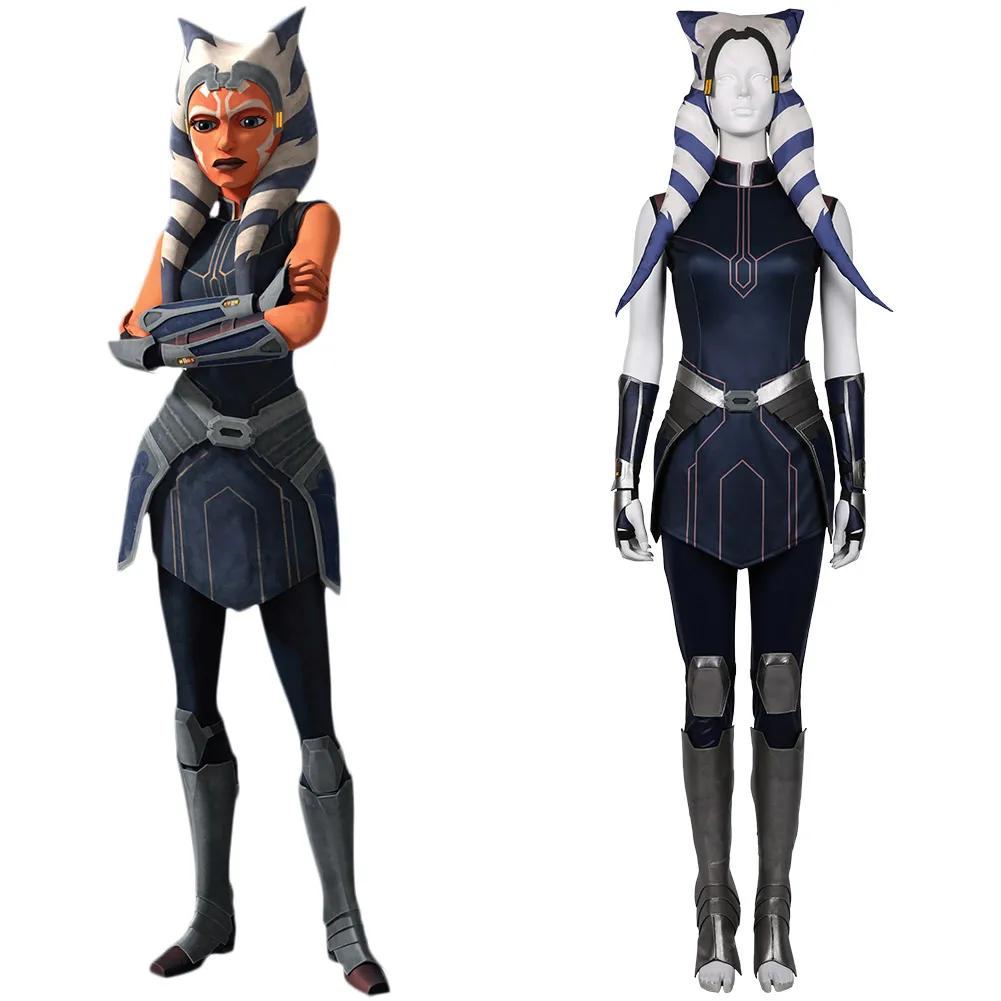 

The Clone Wars S7-Ahsoka Tano Cosplay Costumes Dress Outfits Halloween Carnival Suit