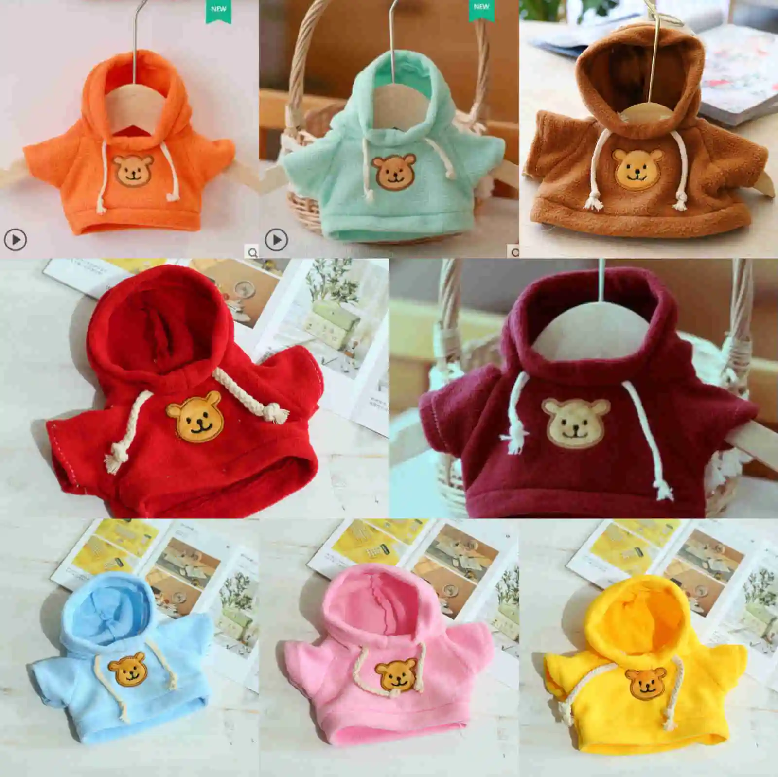

3pc/set Cute Clothes For Duck Lalafanfan 30 Cm Accessories Cute Plush Dolls Duck Clothes For Lalafanfan Duck Toys Birthday Gifts