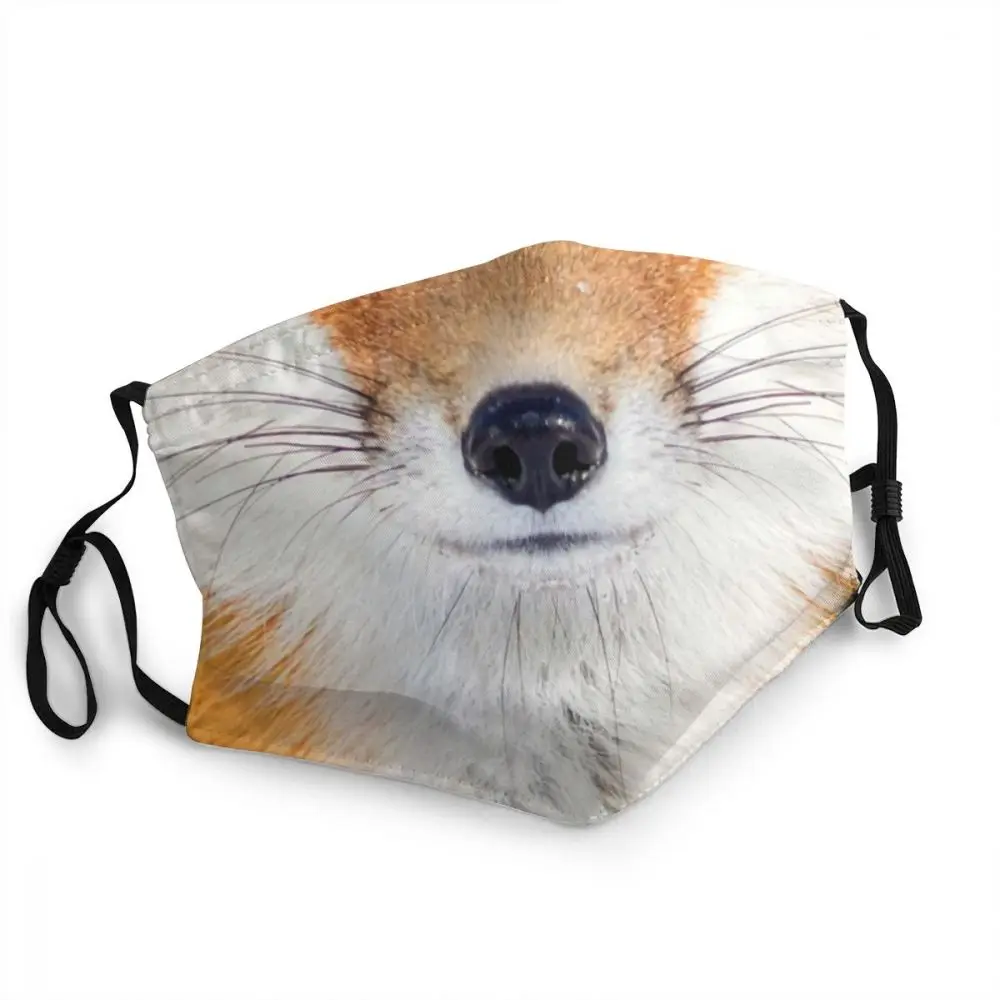 

Многоразовый пылезащитный респиратор для лица Red Fox с рисунком животных 3D