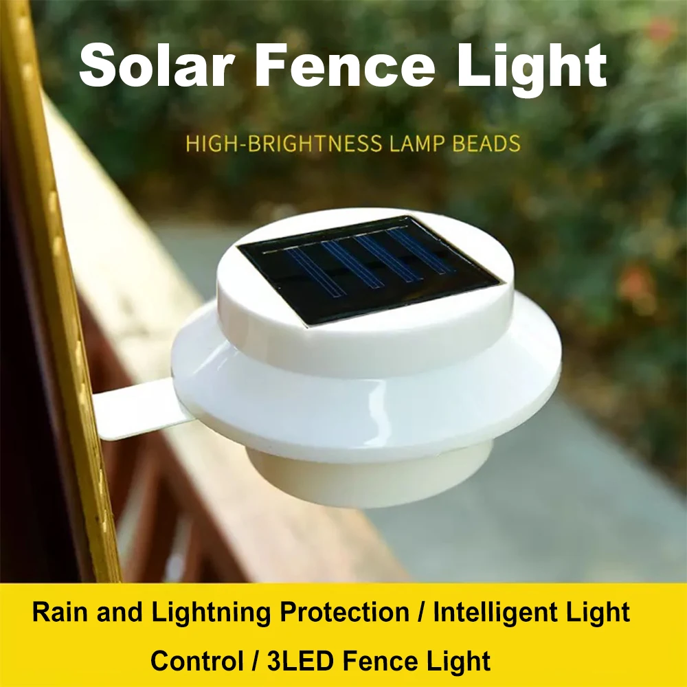 

DC1.2V Solar Fence Light Sink Aisle Light Outdoor LED Corridor Eaves Courtyard Villa Decoration Lighting