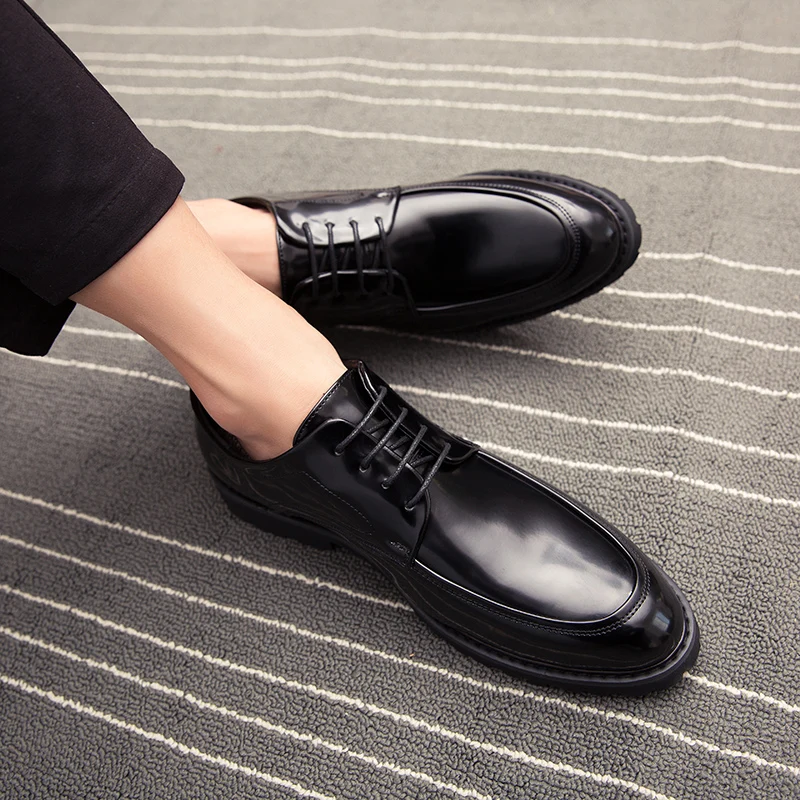 

Casual Shoes Men Fashion oxfords Autumn Shoes Man Brand Design outdoor Men Leather Leisure Footwear Cowboy Style Men's Shoes