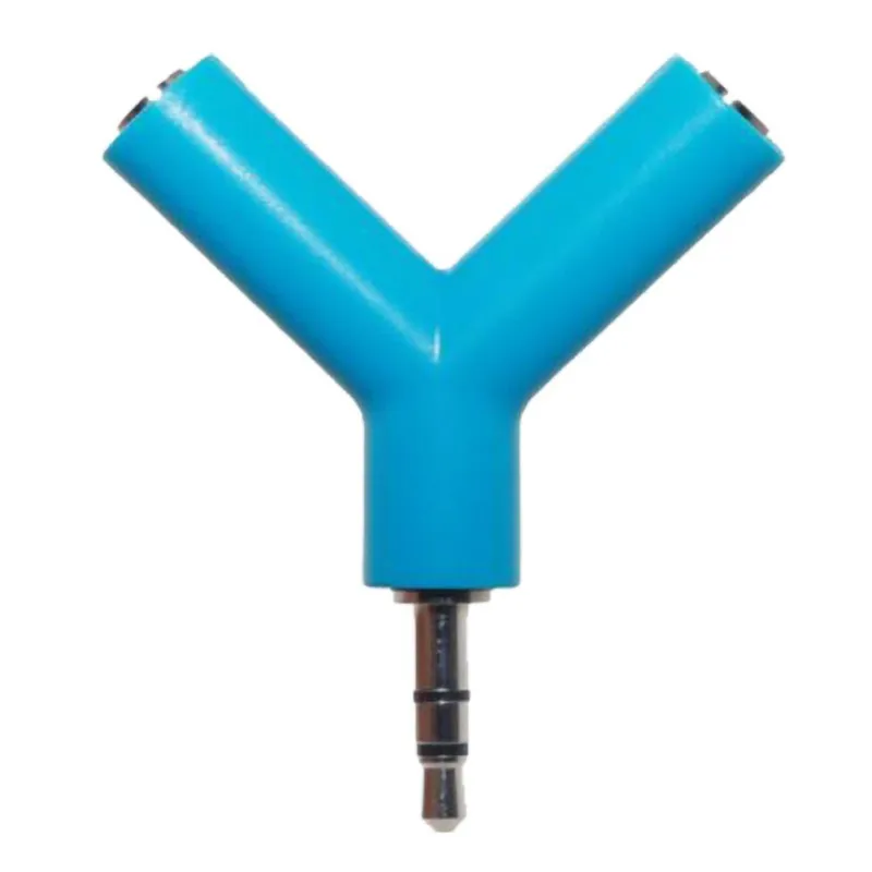 Y образный адаптер для наушников 3 5 мм двойной разъем сплиттер с кольцом ключей