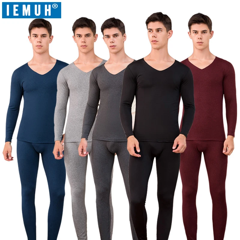 Новинка зимние кальсоны мужские комплекты термобелья сохраняющие тепло для