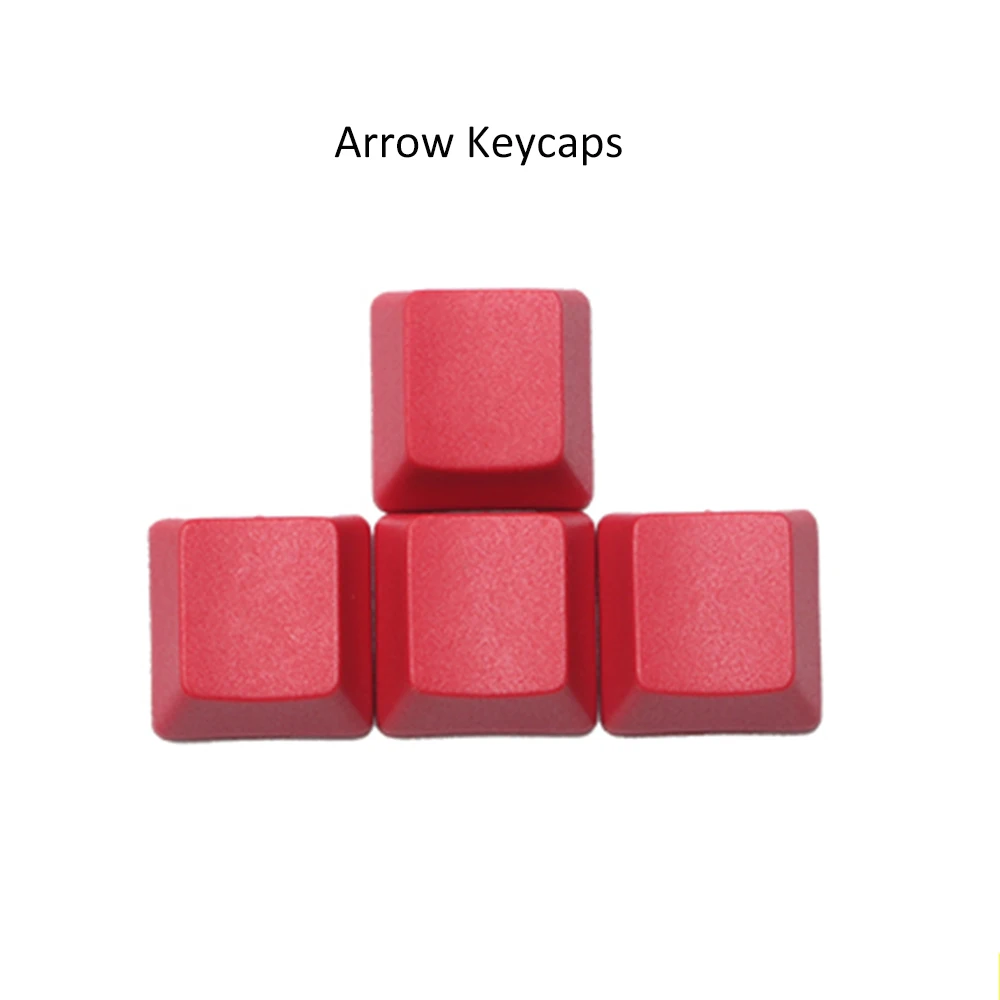 PBT красный цвет без символов колпачки для ключей ESC стрелка WASD пробел колпачки для Cherry Mx Переключатель механическая клавиатура OEM профиль - Цвет: Keycap 8