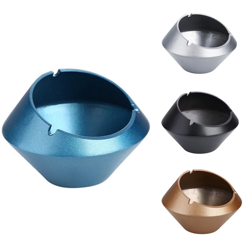 

Aluminum Alloy Ashtray UFO Personality Home Bar Restaurant KTV Anti-Flying