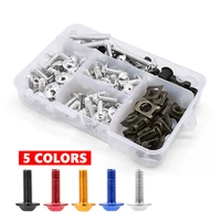 175pcs for kawasaki zx14r z1000sx h2r klz1000 versys z400 universal motorcycle fairing body bolts kit fastener clips screw nuts