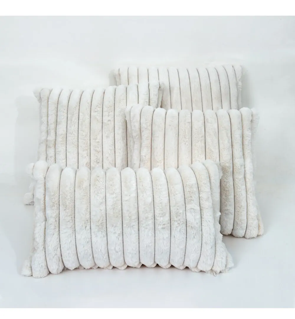 

Super Soft Plush Imitation rabbit hair Cushion Cover Throw Long Hair Sofa Pillowcase Nordic Home living room decoration 45x45