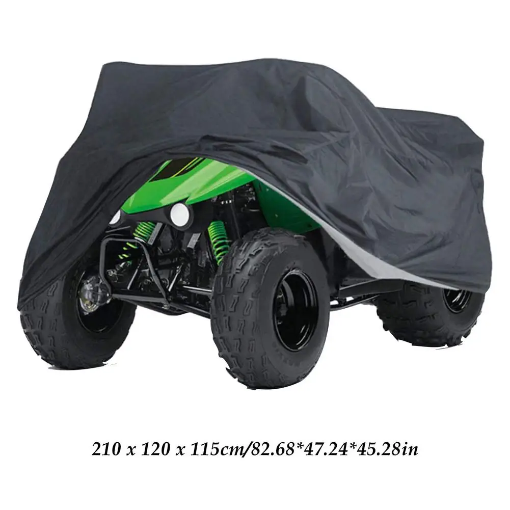 

ATV Car Cover Waterproof Winter Festival Dust Rain UV Protection Heavy Duty Quad Cover For Most Vehicles ATV 250x110x120cm