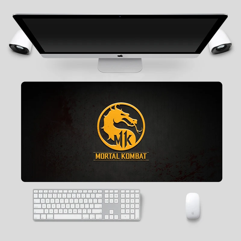 Большой игровой коврик для мыши Mortal Kombat 60x30 см противоскользящий компьютерный