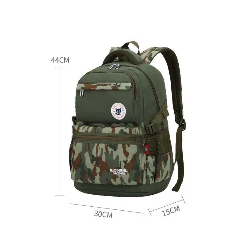 armygreen Camouflage Детский рюкзак, высококачественные нейлоновые рюкзаки, школьная сумка для мальчиков и девочек, водонепроницаемые школьные сумки большой вместимости, дышащие, новинка - Цвет: armygreen Camouflage
