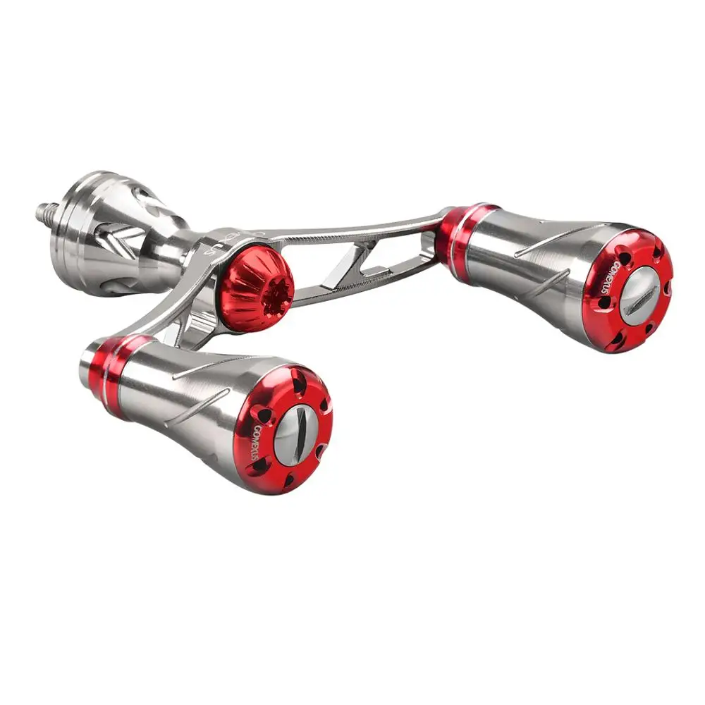 Красный И Mech подвеска Gomexus CNC код мм ручка Shimano спиннинговая катушка ручка установлены требования - Цвет: Красный