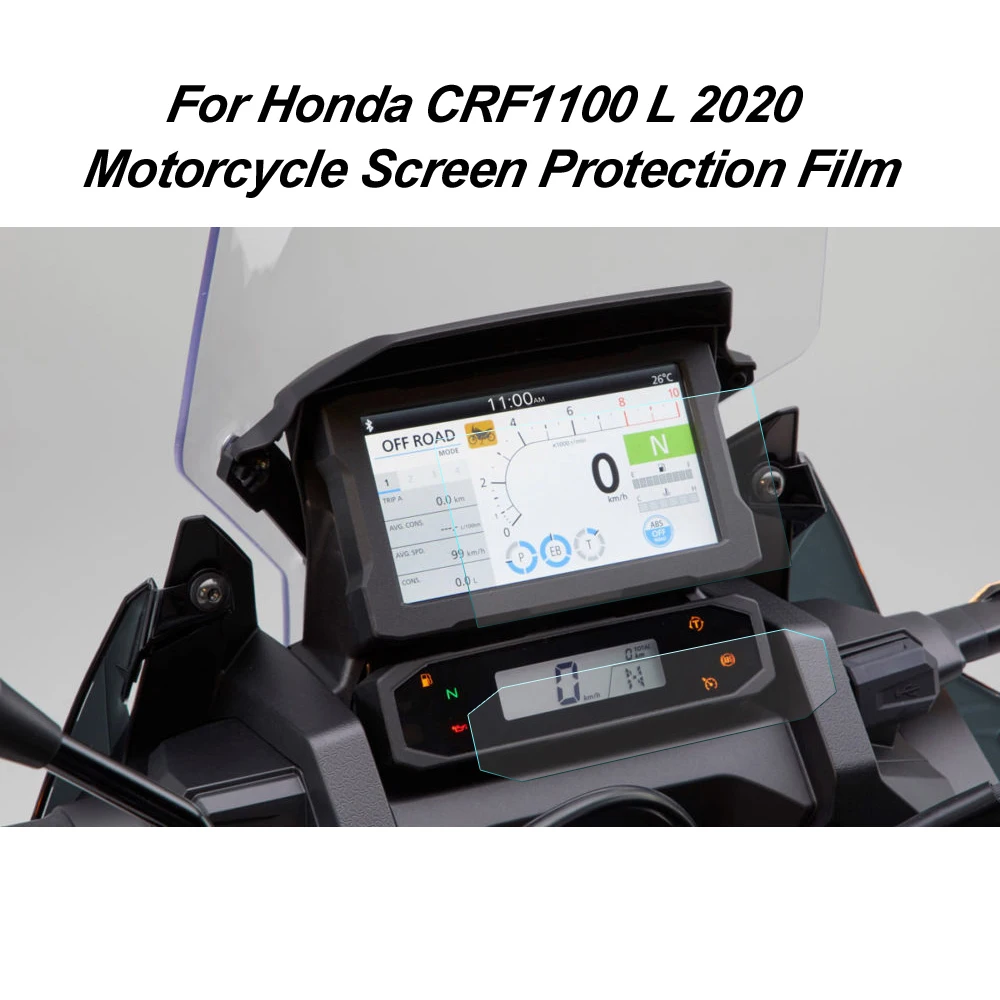 Для Honda CRF1100L пленка против царапин CRF 1100L CRF1100 L Africa twin 2020 Новая защита для экрана