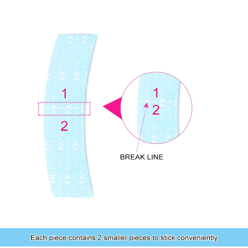 UNice Toupee ленты полоски двухсторонние водонепроницаемые для Toupees и шиньоны 60