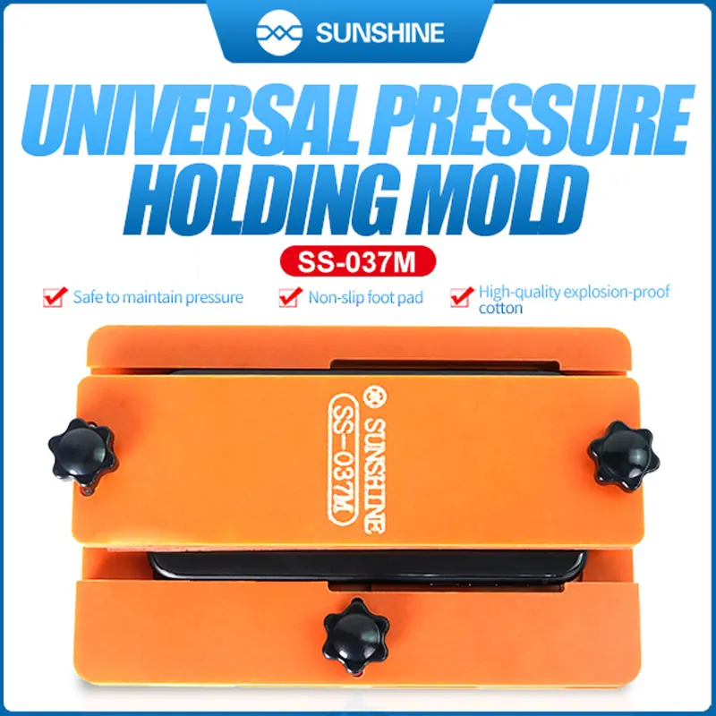

SUNSHINE SS-037M Universal Pressure Holding Mold Laminating Clamping Mold for Mobile Phone Pressure Screen Fit Mold Repair Tools