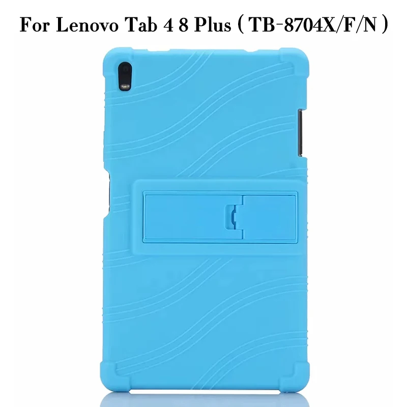 Чехол Slicon для lenovo TAB 3 8 Plus 8703x TB-8703N/F 8," планшетный ПК Защитный чехол для lenovo Tab 4 8 Plus TB-8704X/F/N - Цвет: TAB4 8 Plus-sky blue