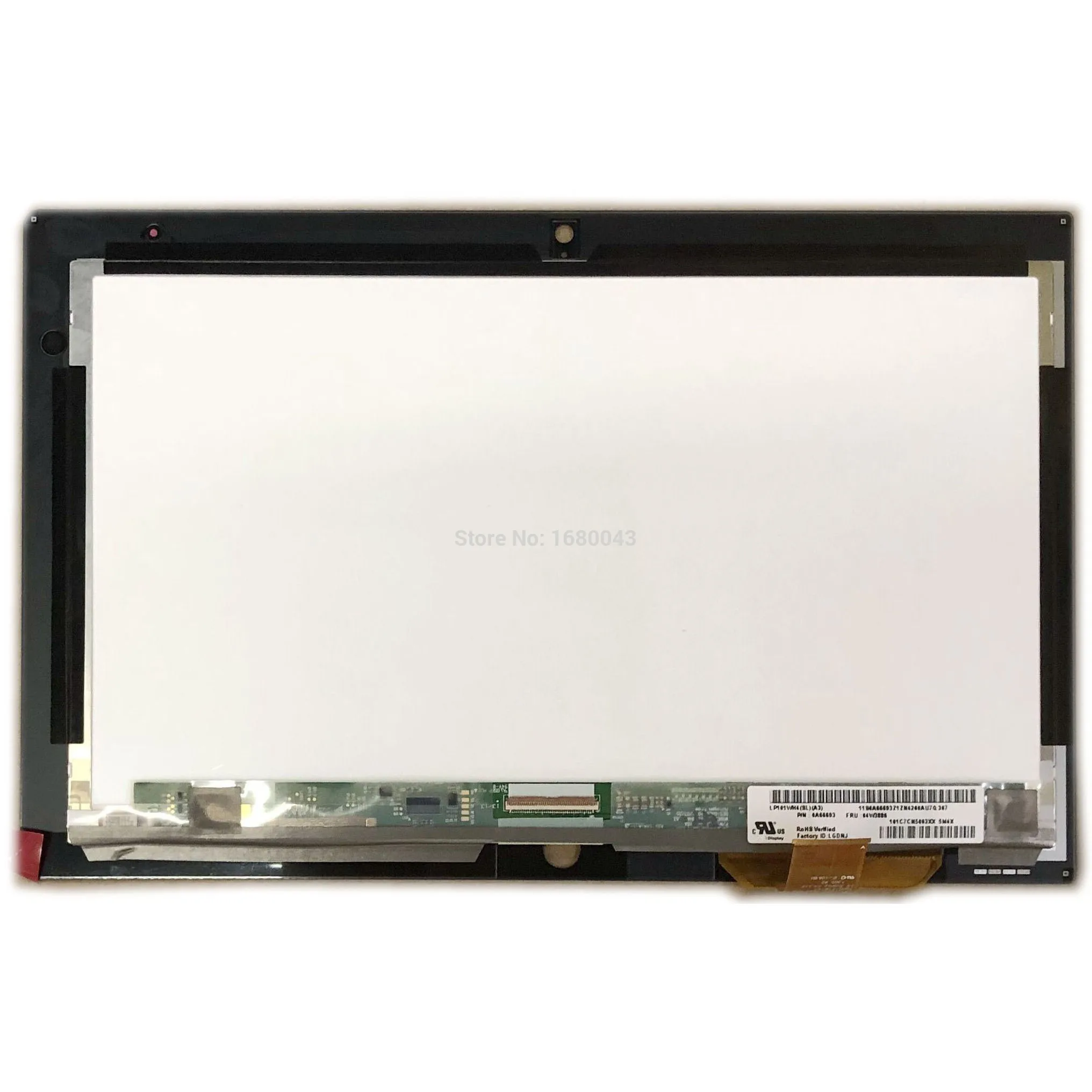 Сенсорный ЖК экран 10 1 дюйма со светодиодным дигитайзером LP101WH4 SLA3 для Lenovo ThinkPad Tablet