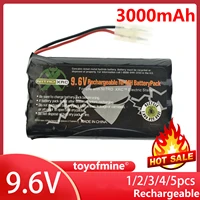 1 5pcs 9 6v 3000mah nicd tamiya connector rechargeable battery pack for rc toys cars tanks robots gun