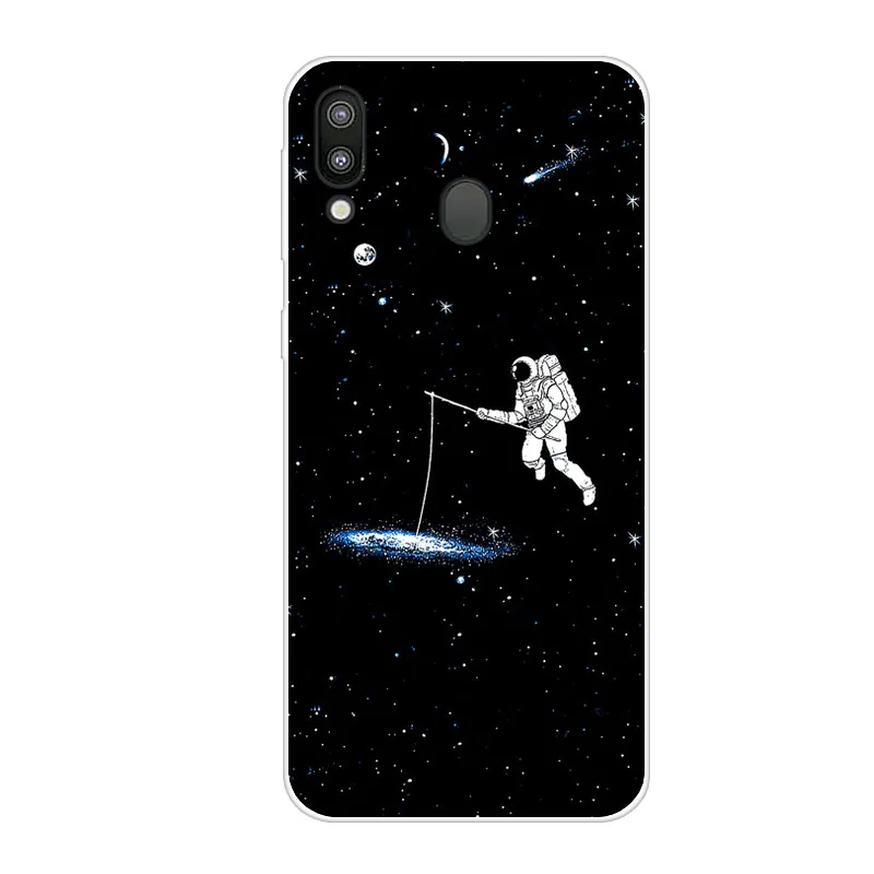 20 Для samsung M20 чехол милый мультфильм мягкий силиконовый планета кошка для телефона С Рисунком Тигра чехол для samsung Galaxy M20 задняя крышка M 20 M205F Coque - Цвет: 20