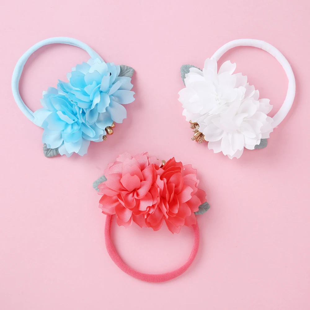 

Candy Color Baby Headband Flowers Girl Soft Newborn Headbands For Girls Elastic Hair Bands For Children Toddler Hair Accessories