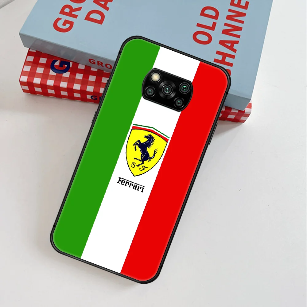 

Ferrare Sport Car F1 Racing Phone Case For Xiaomi Mi Note 10 A3 9 MAX 3 A2 8 9 Lite Pro Ultra black Hoesjes Pretty Cell Silicone