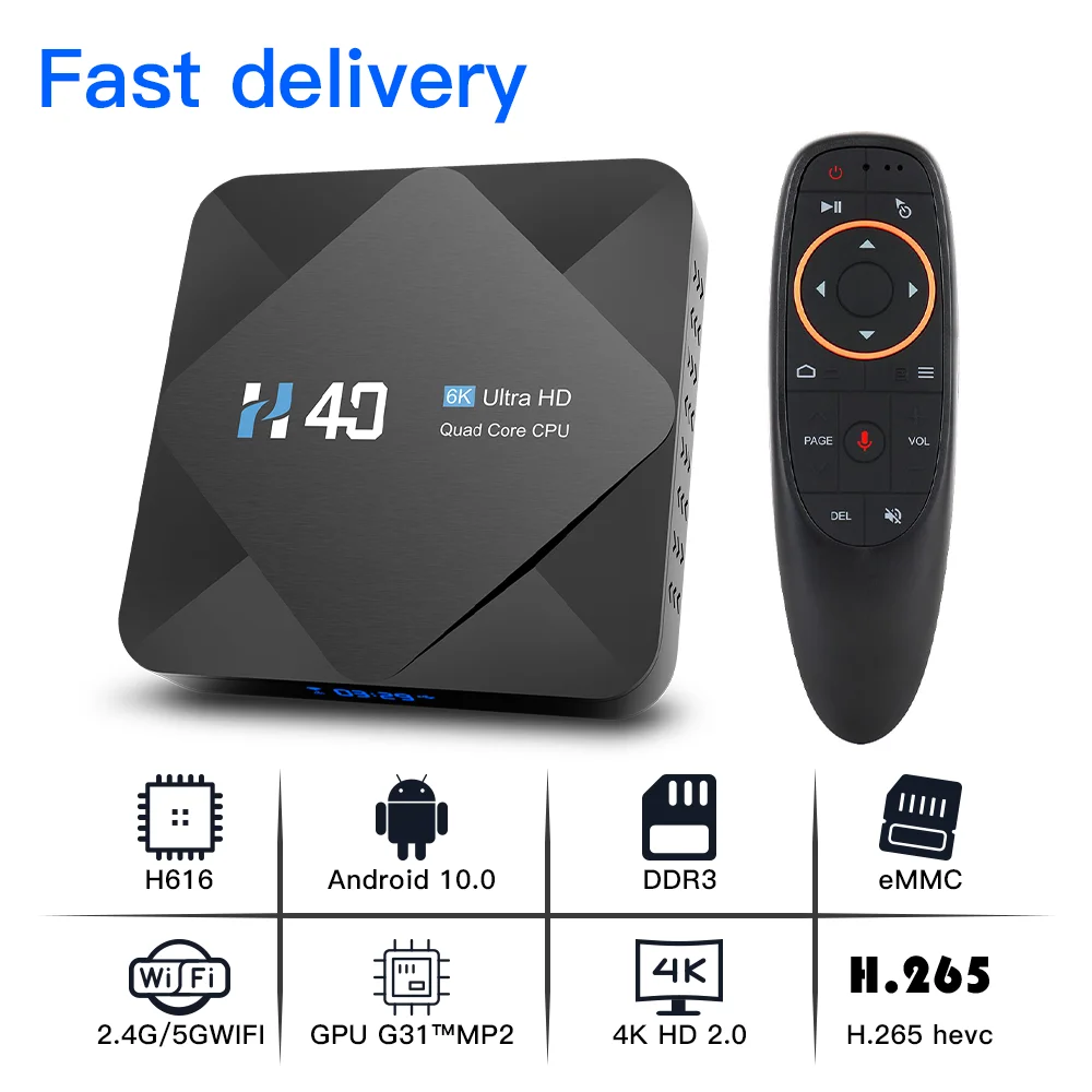 Приставка Смарт ТВ H616 Android 10 Wi Fi 2 4/5 8 ГГц 4K 4 + 32/64 ГБ|ТВ-приставки и медиаплееры| |