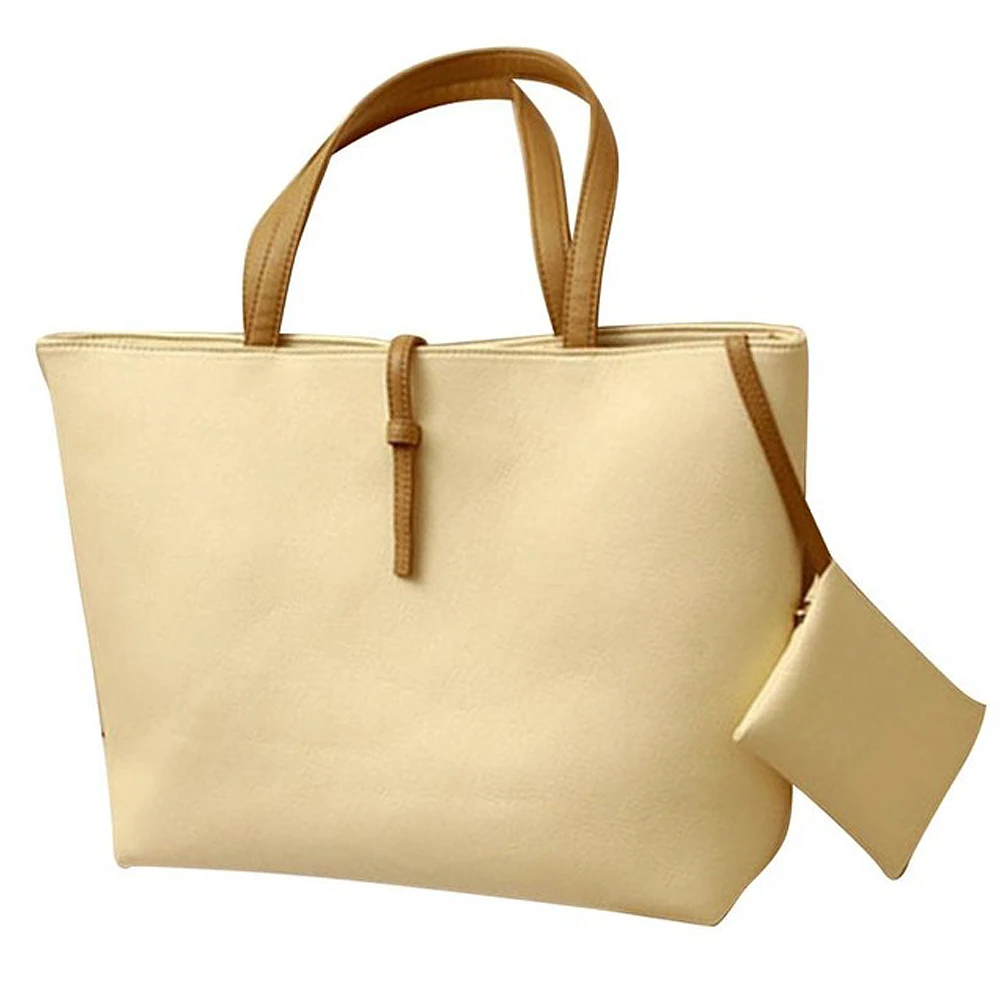 Женская сумка на плечо из искусственной кожи универсальная большая Повседневная