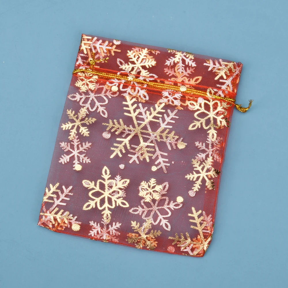 50 шт. сумки из органзы в форме цветка звезды свадебные подарки на Рождество