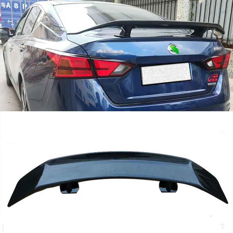 

FOR Universal GT Spoiler Wing NEW Nissan Altima Teana CAR Trunk REAR Lip Tail FIN ABS Material Spoiler Accessories 2006+