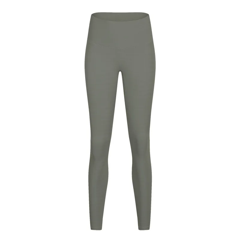 Light Green Цветные жаккардовые полосатые спортивные Леггинсы для фитнеса, женские леггинсы с высокой талией для занятий спортом, спортзала, йоги - Цвет: Light Green