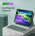 Корейский, испанский, русский, арабский, иврит, Итальянский клавиатура, Магнитный чехол для iPad Air 4 4-го поколения Pro 11 2020, чехол с клавиатурой
