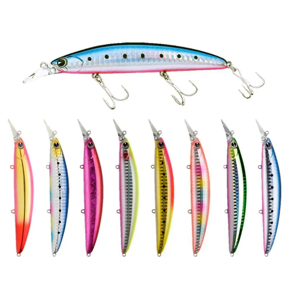 

Хит продаж, жесткая приманка из АБС-пластика, жесткая профессиональная приманка для длинного броска в морской воде, плавающая качающаяся ис...