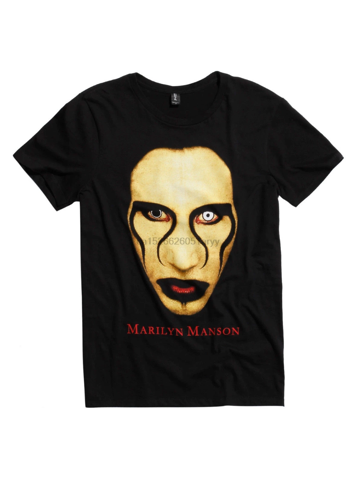 

Marilyn Manson Close Up T-Shirt Size Standart USA Newest Top TeesFashion Style Men Tee100% Cotton Classic tee