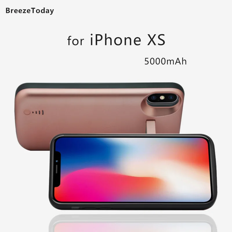 

Чехол для аккумулятора, чехол для зарядки iPhone XS X XR XS Max, чехол для зарядки аккумулятора, внешний аккумулятор 5000 мАч
