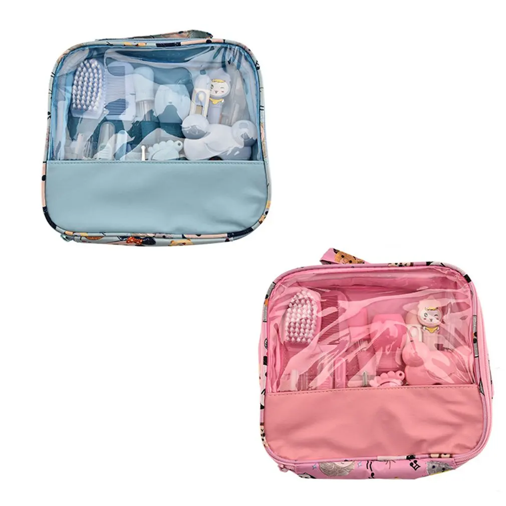 

13pcs Baby Daily Products Baby Care Nasal Applicator Children's Nail Clipper Thermometer Scissors Child Care Set