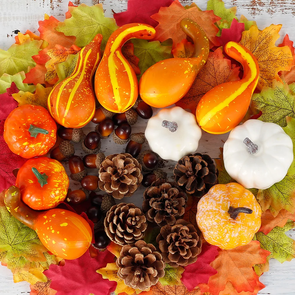 120/218 шт. декоративные тыквы на День Благодарения |