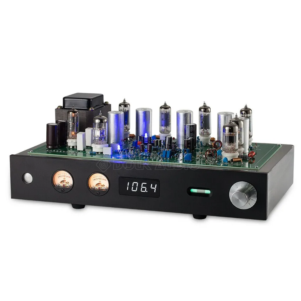Nobsound вакуумная трубка FM Радио стерео без усилителя HiFi предусилитель готовой Amp