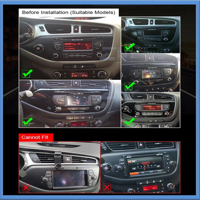 2G RAM 32G ROM 9 inch full touch Android 8.1 Car DVD Player GPS Navigation Multimedia for Kia Ceed 2013-2015 | Автомобили и