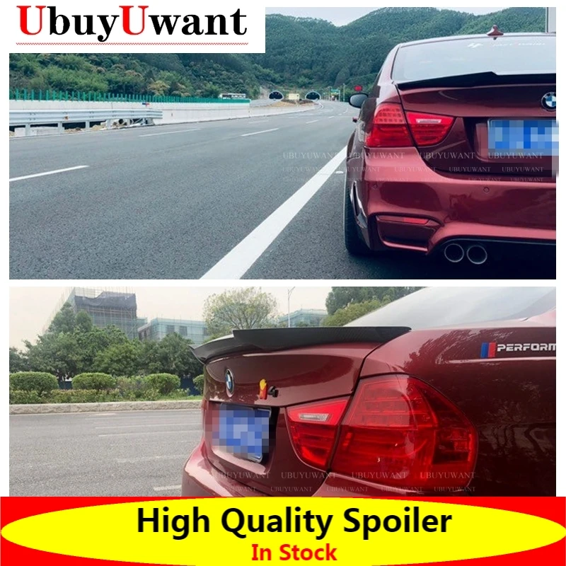 UBUYWUANT для BMW E90 3 серии M4 углеродного волокна спойлер на задний багажник крыло 2005 2006