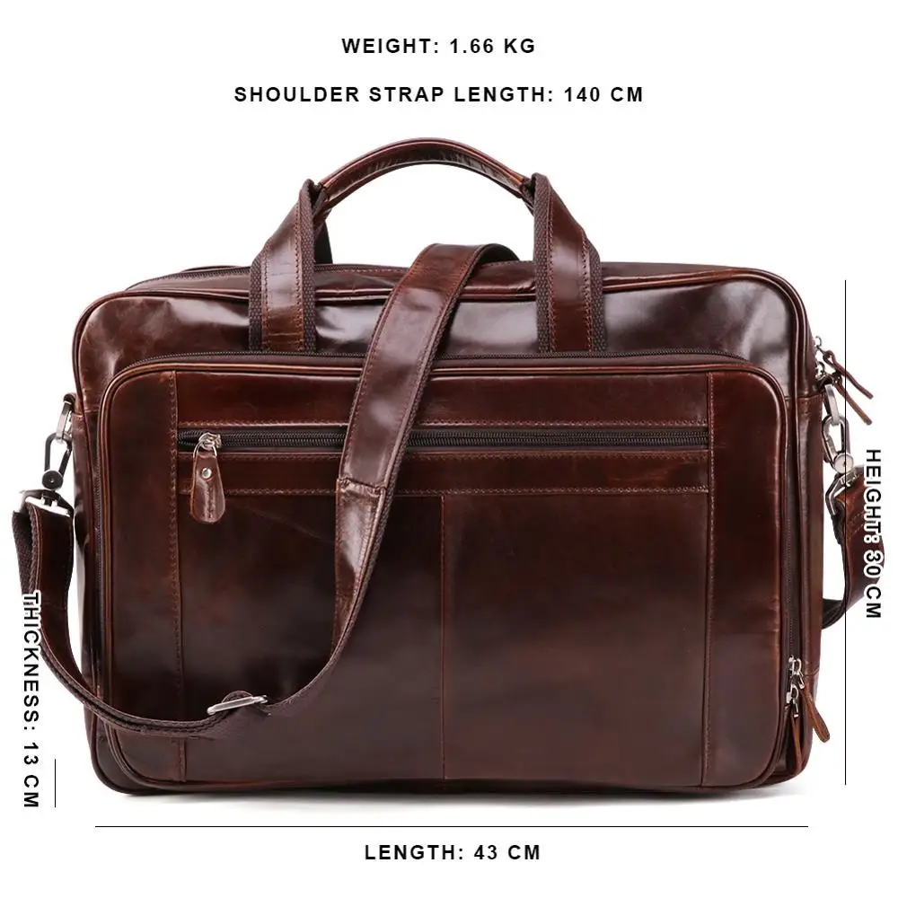 JOGUJOS новый мужской портфель из натуральной кожи роскошная сумка для ноутбука